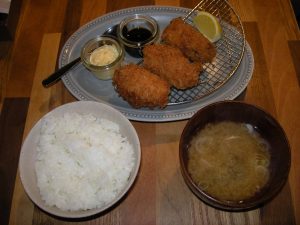 カキフライ定食
