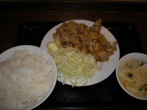 生姜焼き定食