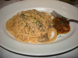 ランチセットのパスタ&メイン