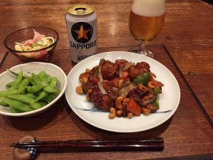 黒酢の酢豚