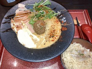 ランチセット(鯛担麺+鯛飯)