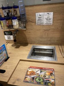 お一人様用のガス式コンロ