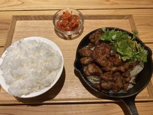 ラムパクチー定食