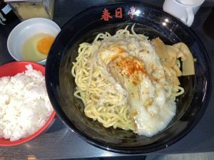 鶏豚油そば
