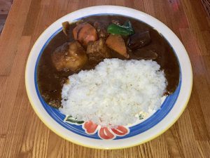 季節の野菜とポークカリー